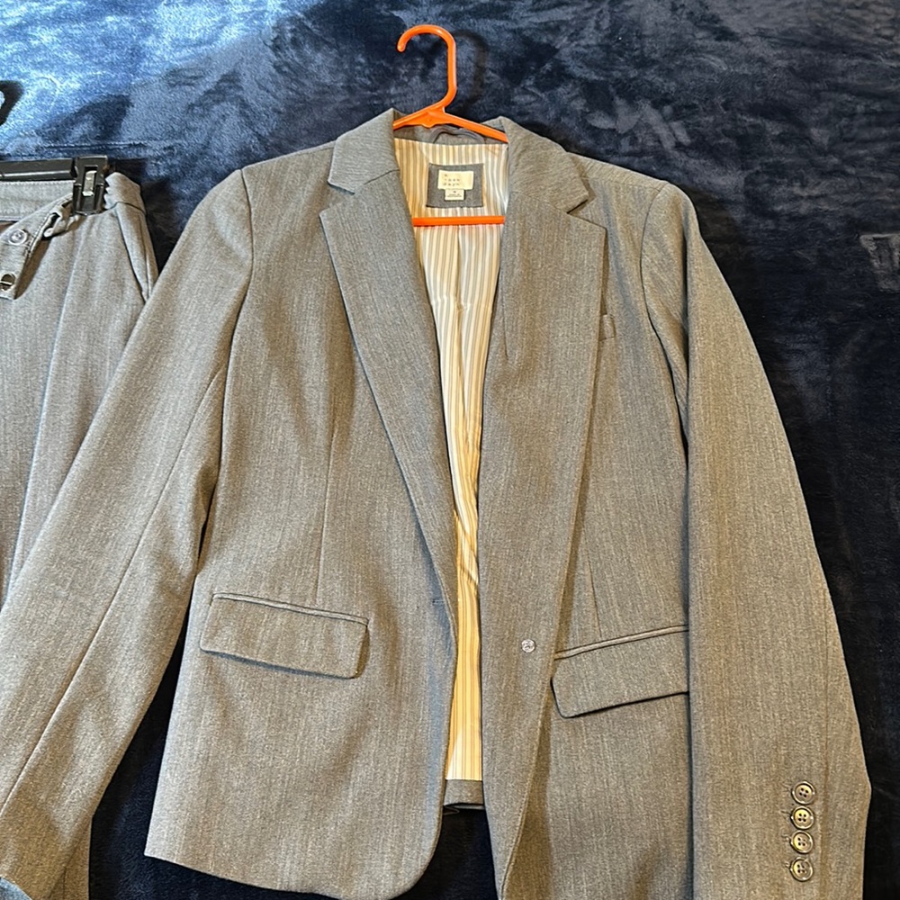 Gray suit